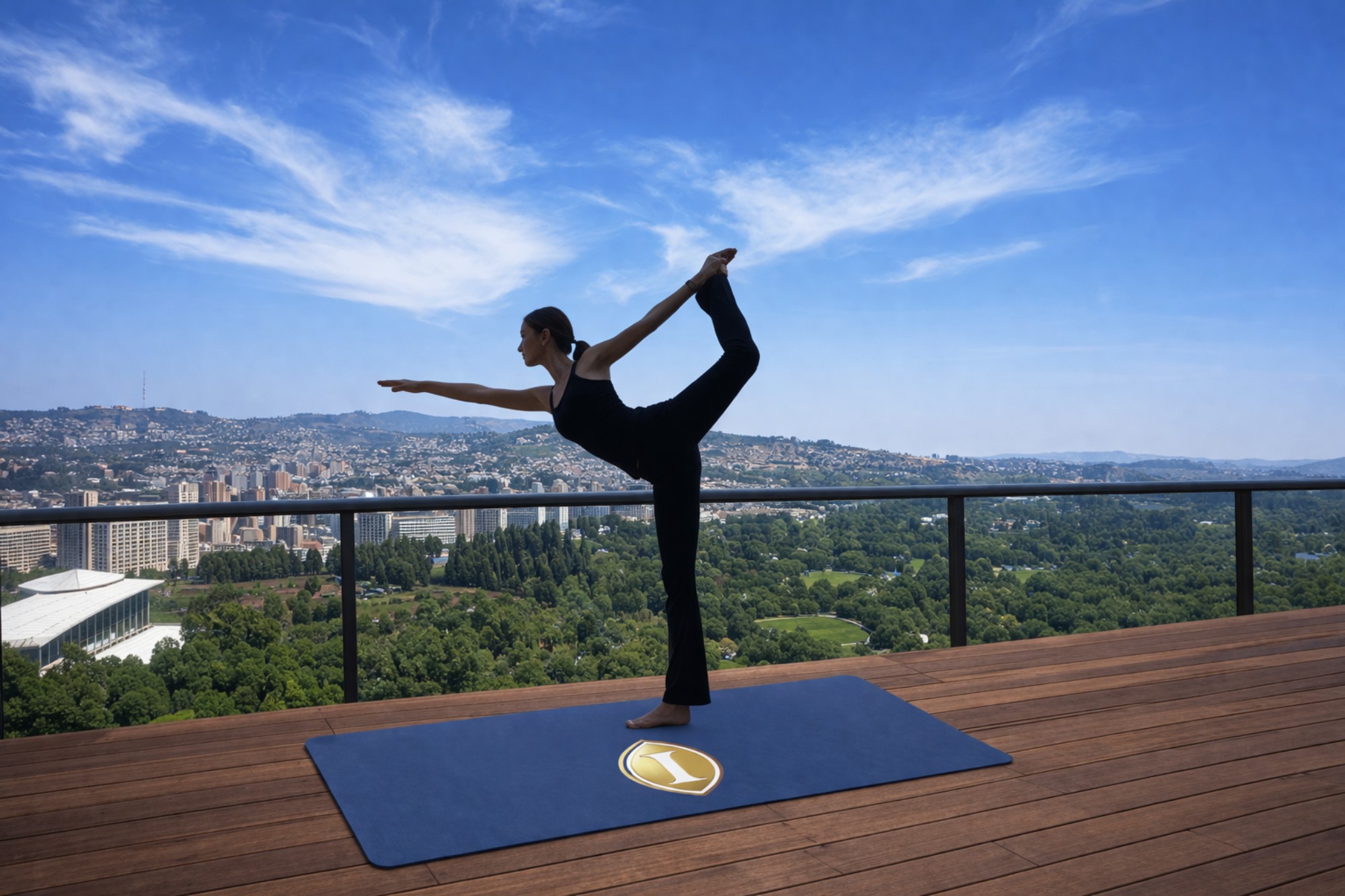 Intercontinental Jerusalem - Yoga on a city rooftop terrace